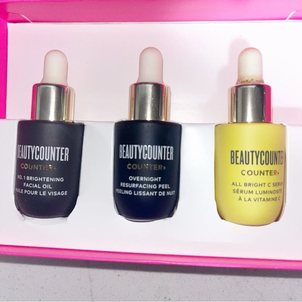 🌸 Beautycounter Counter+ mini skin stars serum set $117 Retail Christmas Gift